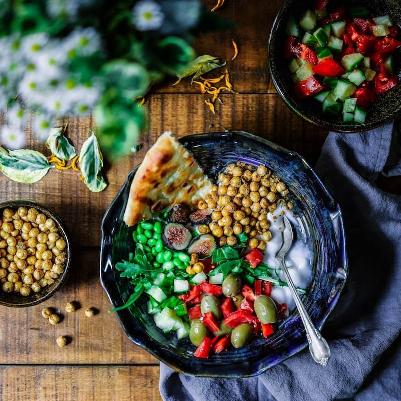 Photo of beuatifully arranged food
