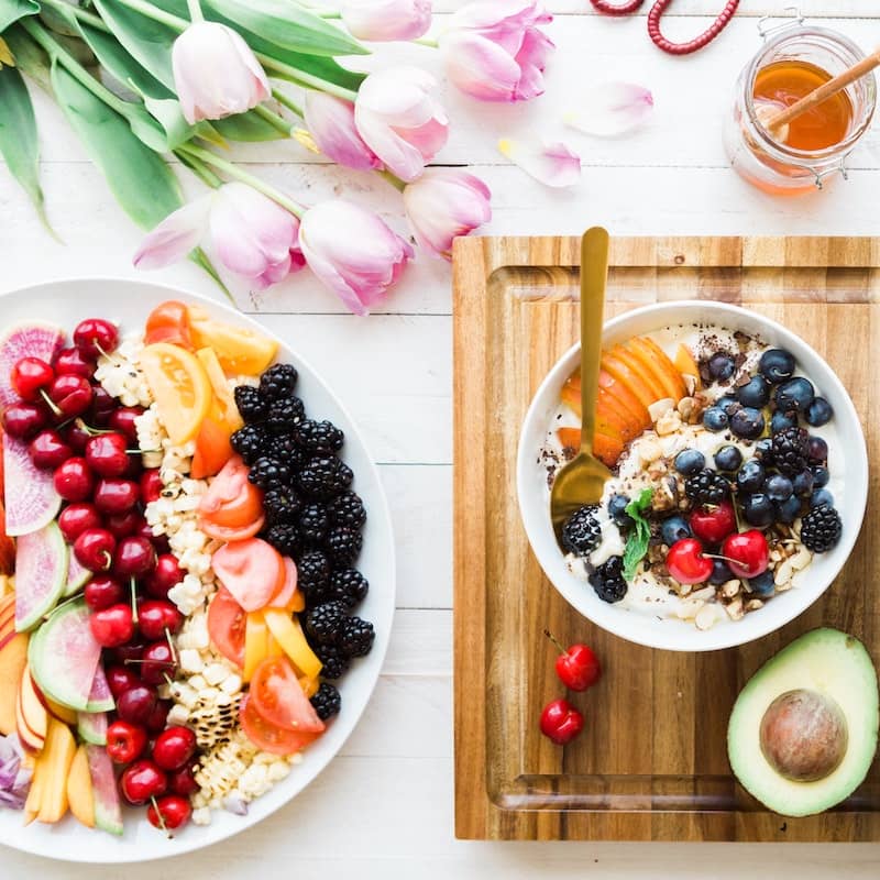 Photo of beuatifully arranged food